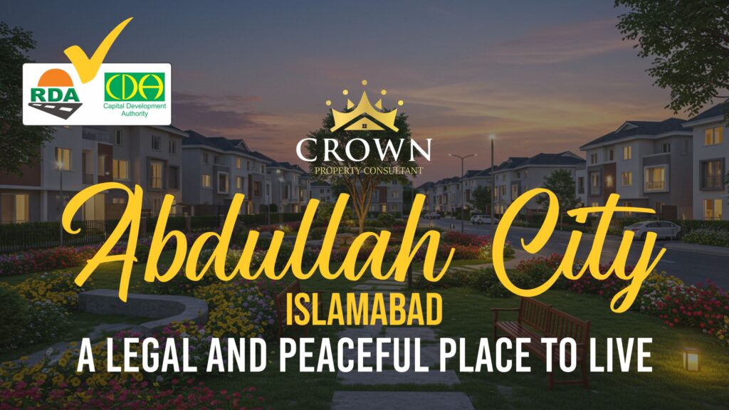 Abdullah City fully approved A Legal & Peaceful Place to Live.